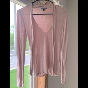 Mauve, long-sleeve Express shirt